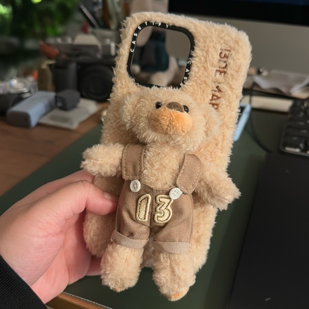 Casetify iPhone 16 Pro Max Marzo Bear plush case BRAND NEW!